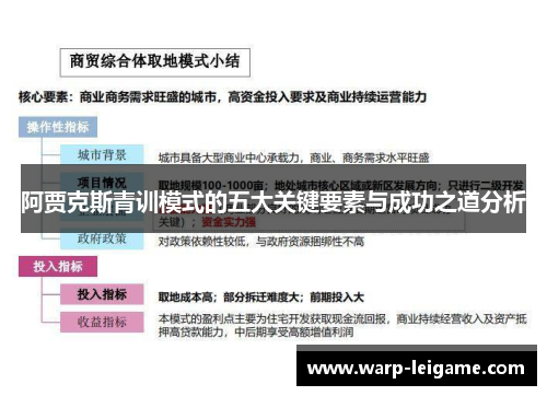 阿贾克斯青训模式的五大关键要素与成功之道分析